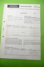 Manuel De Service Pour Grundig