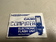 Nissin * Mode d'Emploi Automatic CA30 Computer Electronic Flash Unit * Anglais