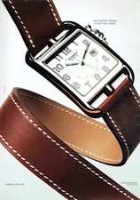 Publicité Advertising 0524  2008 montre Hermès  cape cod