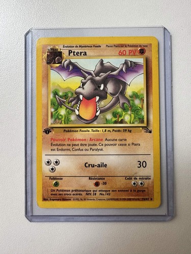 Carte pokémon ptéra 62 - carte, 16/62