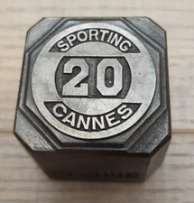 Matrice de jeton de jeu poker cartes casino  Cannes sporting club 