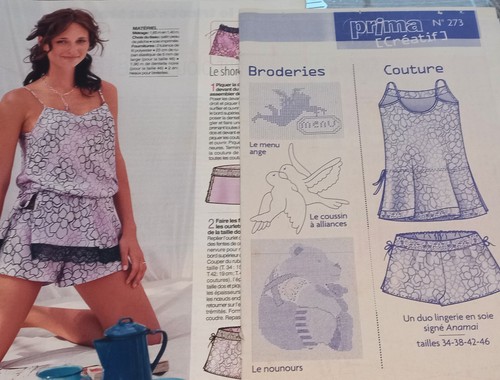 Patron lingerie top - lingerie,