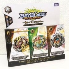 NEUF TAKARA TOMY Beyblade Burst B-90 3 on 3 Battle Booster Set Japan Import F/S