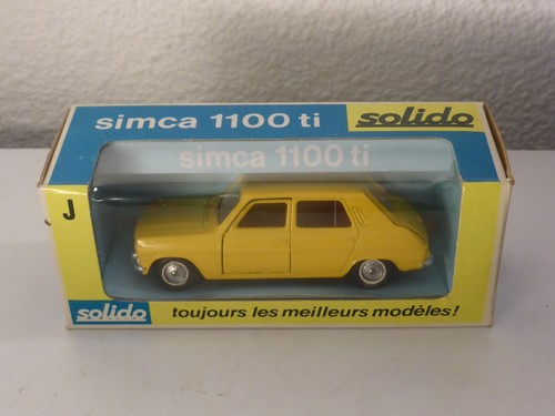 Solido simca 1100 - simca, yellow