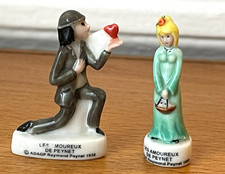 Joli Lot 2 Fèves Les Amoureux