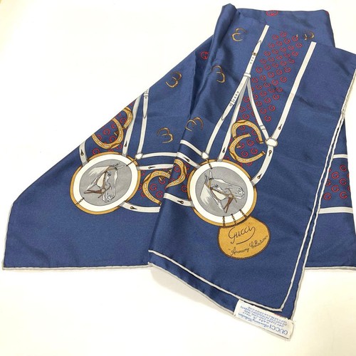 Foulard vintage gucci avec - foulard,