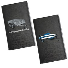 Etui Porte carte grise en cuir