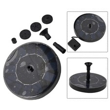 ENSEMBLE DE FONTAINES SOLAIRES 7 V/1 W pompe flottante fonction eau jardin pisci
