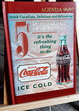 Coca Cola - Agenda scolaire, organisateur,  1996 - 1997 - Jamais utilisé