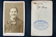 Chalot, Paris, Lucien Fugère, comédien Vintage cdv albumen print.Lucien Fugère