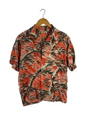 SUN SURF Col Ouvert Chemises Rouge M Utilisé