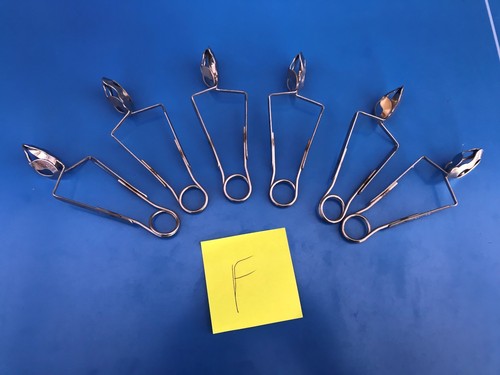 Lot pince escargot inox - de,