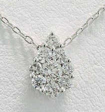 Wow Brillant Pendentif 0,55 Ct 750 Or Valeur € 3.340 Neuf