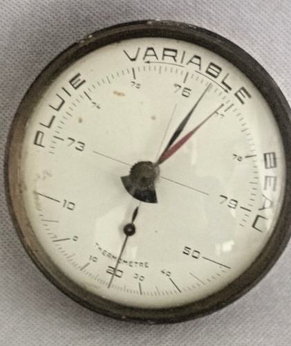 Ancien thermomètre baromètre