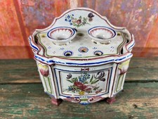 Bouquetière en faience de Saint Clément 1800