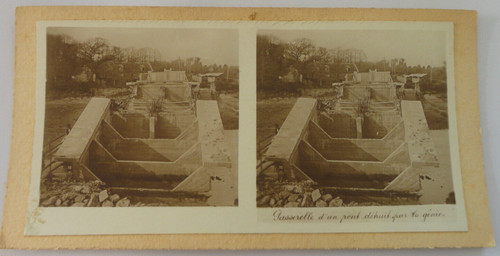 Photo stereo militaire poilu - photo,