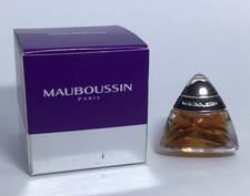 MAUBOUSSIN PARFUMS- MINIATURE - EDP - 4 ml + BOÎTE - FLACON PLEIN