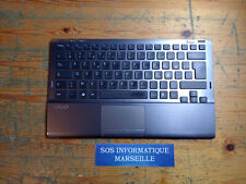 Plasturgie base supérieur SONY VAIO PCG-6X4M TouchPad et Clavier AZERTY FR Gris