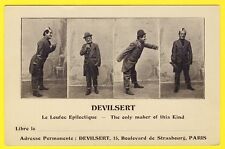 cpa RARE Spectacle Artiste de Cirque Clown DEVILSERT Le Loufoque Épileptique