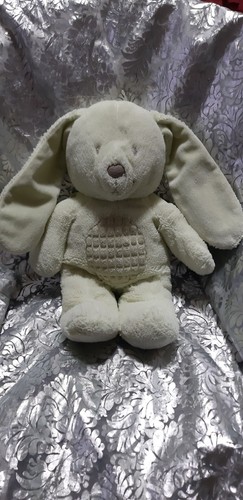 Doudou peluche lapin vert anis - peluche,