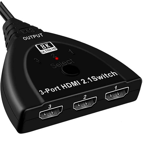 Hdmi switch 3x1 3 - 8k,