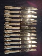 Couteaux A Entremet Le Couvert Français Style Louis XV