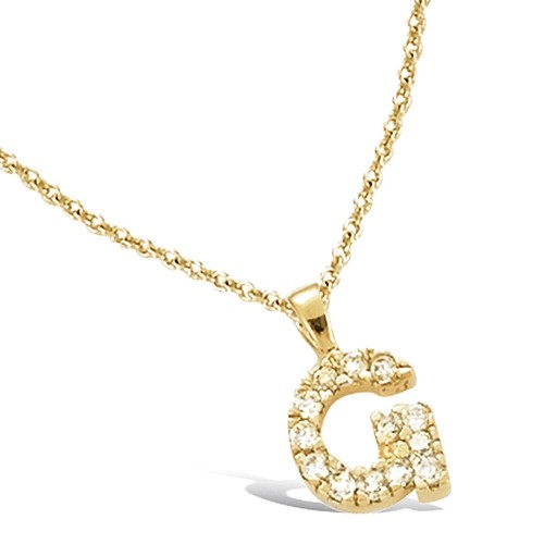 Collier pendentif alphabet - collier, "pendentif