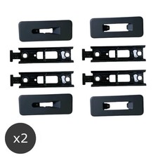 Kit de fixation série 3 et cache - VOLKSWAGEN Caddy 5 Maxi - 2K7888873