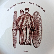 vélo ancien 1900, ASSIETTE