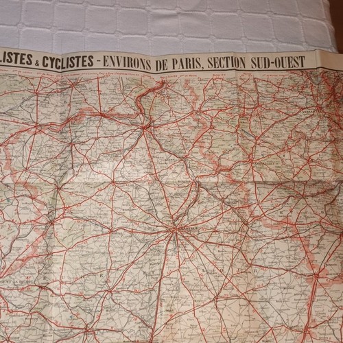 Carte routière ancienne pour