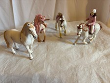 SCHLEICH PAPO lot de 4 beaux chevaux