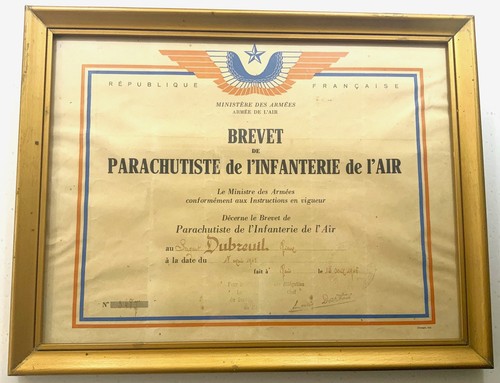 Documents parachutistes - documents,