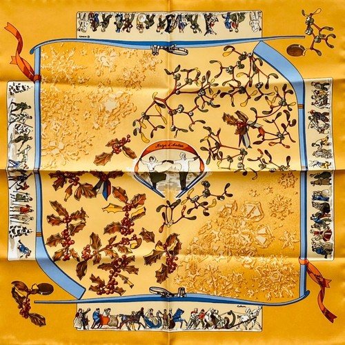Hermes carre neige antan - carre, 45