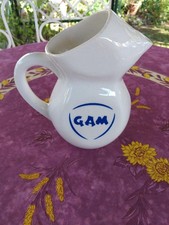 Pichet Publicitaire Gam Groupement des Anis Marseillais Faience Moulin des Loups