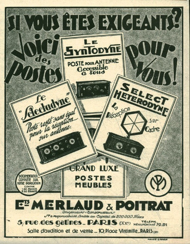 Publicité ancienne poste