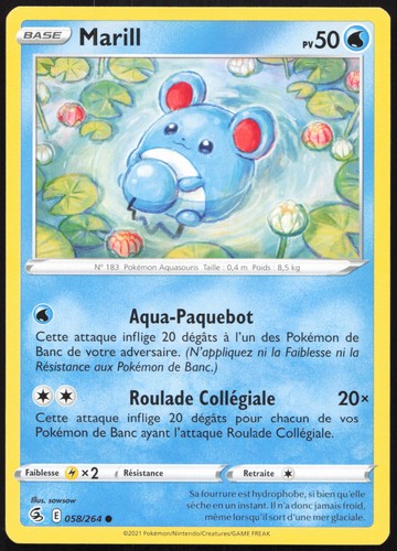 Carte pokémon marill - pokémon,