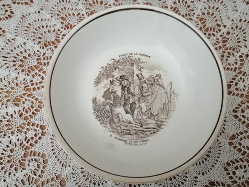 Assiette calotte ancienne - assiette,