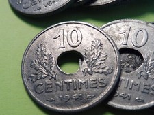 ANCIENNE  MONNAIE  10 CENTIMES  1941   -ACHAT UNITAIRE-- SUPERBE A VOIR...