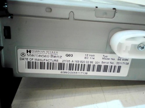 Autoradio origine mercedes - autoradio,