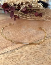 Bracelet maille gourmette en