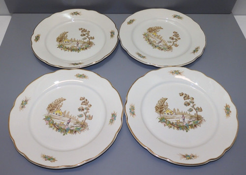 Assiettes plates ceramique - assiettes,