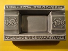 cendrier compagnie de navigation des MESSAGERIES MARITIMES