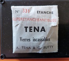 Verre de montre TENA bombé plexi diamètre 331 Watch crystal vintage *NOS*