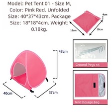 Tente portable pour animaux de