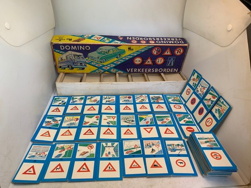 Ancien jouet domino panneaux - jouet,