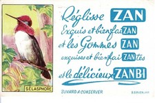 Buvard ancien - Reglisse ZAN -