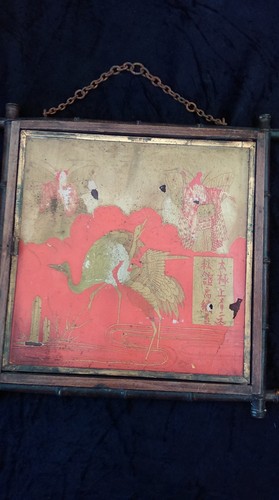 Ancien miroir triptyque - miroir,