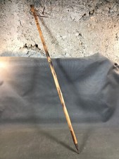 Ancienne canne de marche randonnée de Savoie Novalaise edelweiss montagne