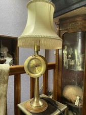 lampe horloge laiton style instrument de navigation  