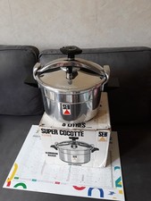 COCOTTE SEB ALUMINIUM 8 LITRES NEUVE  08/1977 AVEC SA BOITE